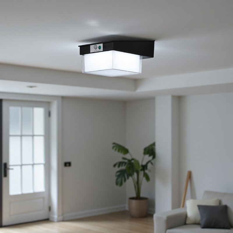 Solarbetriebene LED-Außenlampe Rund und Quadrat-Design moderne Beleuchtung