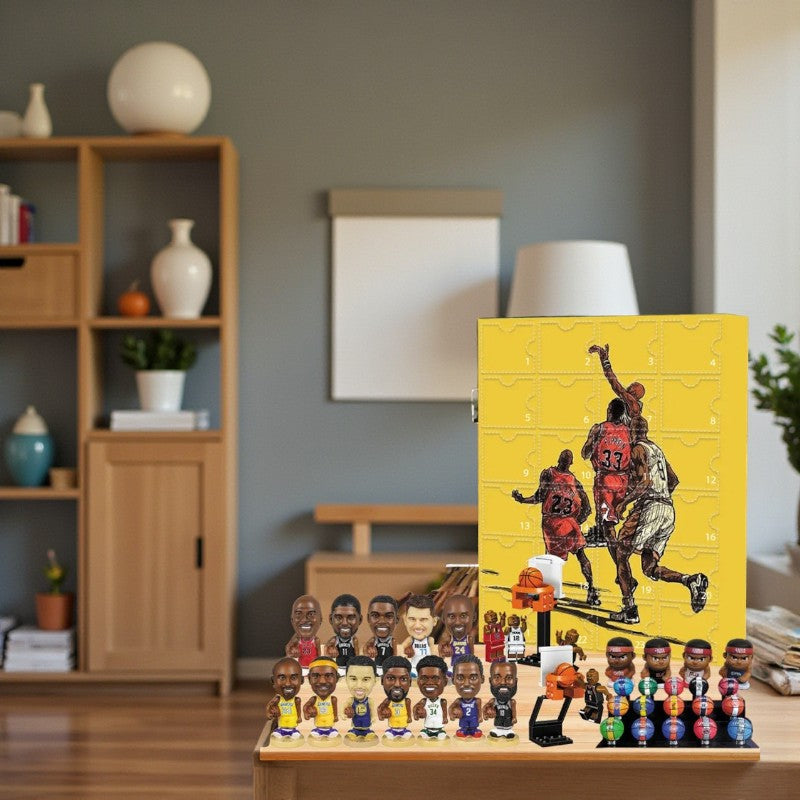CourtQuest - Adventskalender mit 24 Basketballfiguren