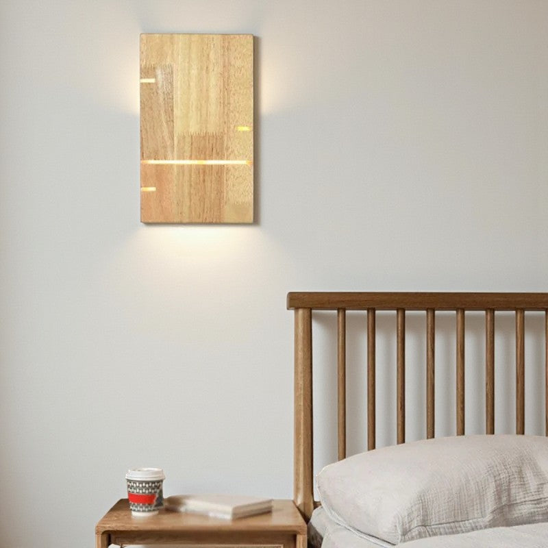 Minimalistische rechteckige Wandleuchte Modernes Schlafzimmerlicht