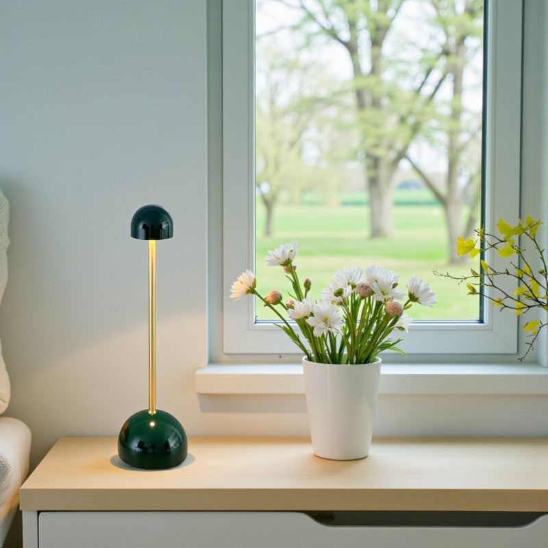 Kabellose LED-Schreibtischlampe mit sanftem Umgebungslicht