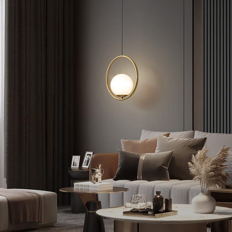 Mila - Pendelleuchte aus Glas und Metall