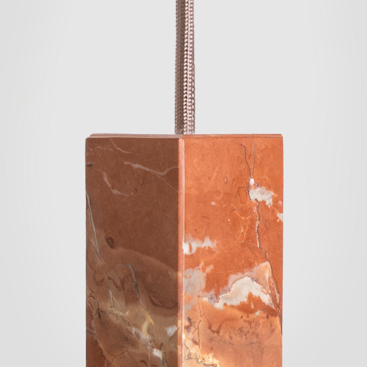 FORMAMINIMA - One Red Pendelleuchte aus Collemandina-Marmor