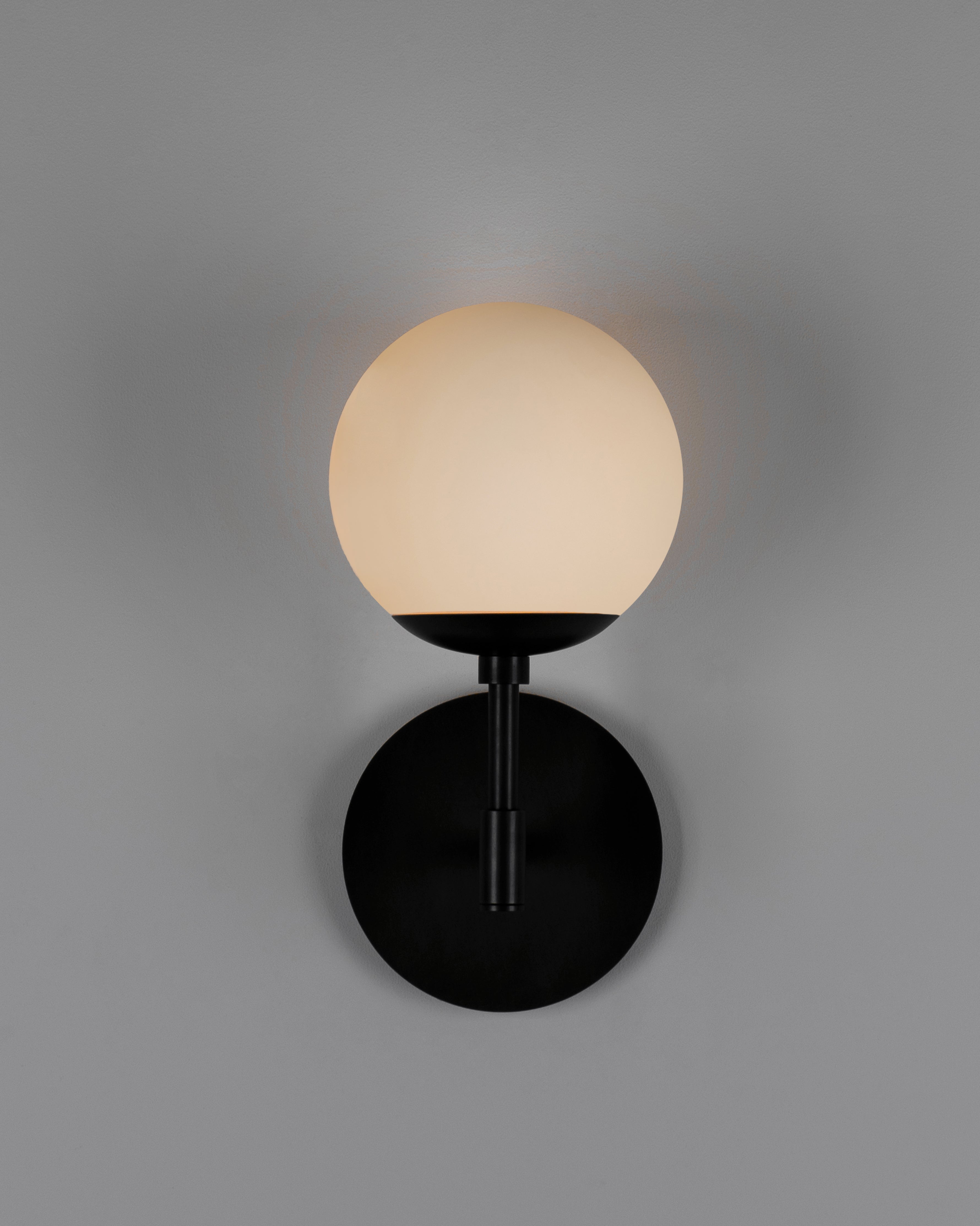 Metall/Glas - Designer-Wandleuchte, Metall/Glas