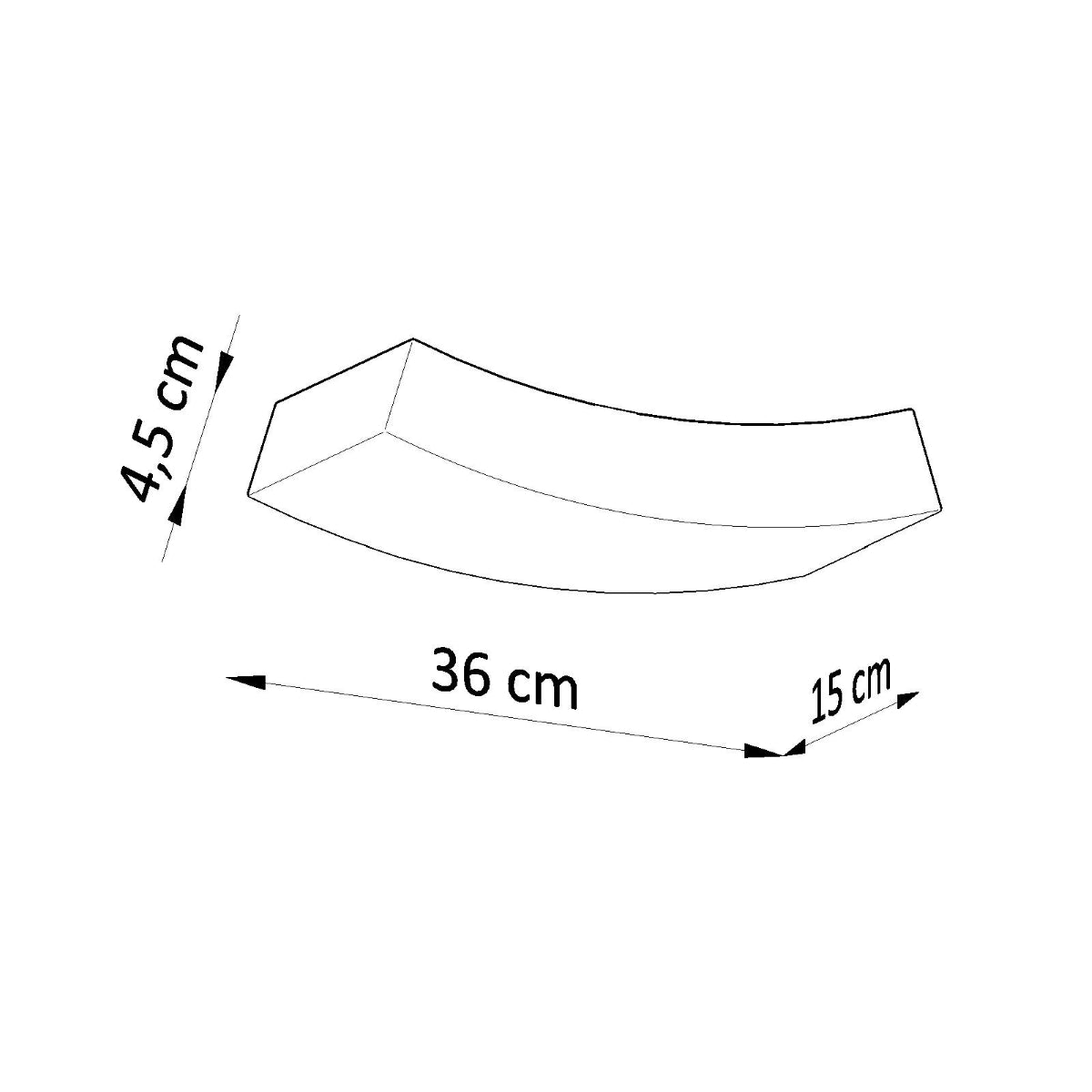 HATTOR - Keramik-Wandleuchte HATTOR, weiß