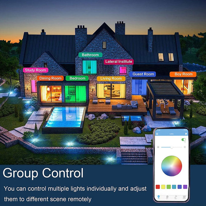 Sonora - LED Deckenlampe mit Bluetooth & RGB