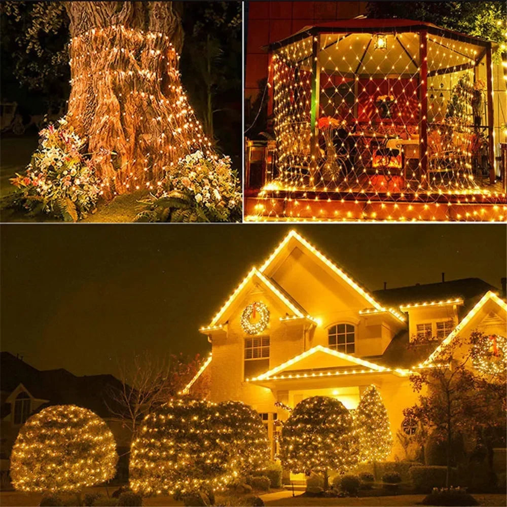 LumiGrid - Netz LED Lichterkette mit 8 Modi