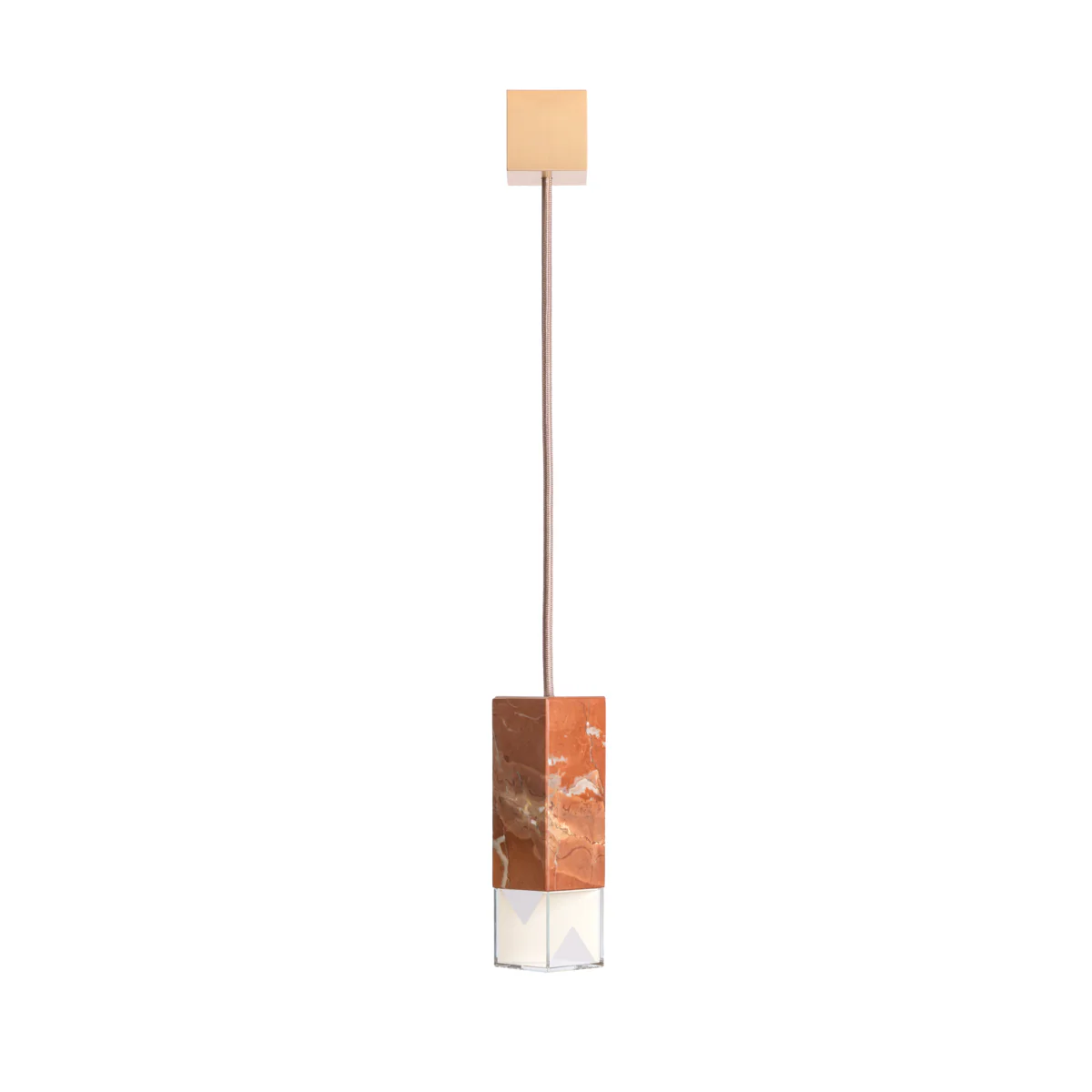FORMAMINIMA - One Red Pendelleuchte aus Collemandina-Marmor