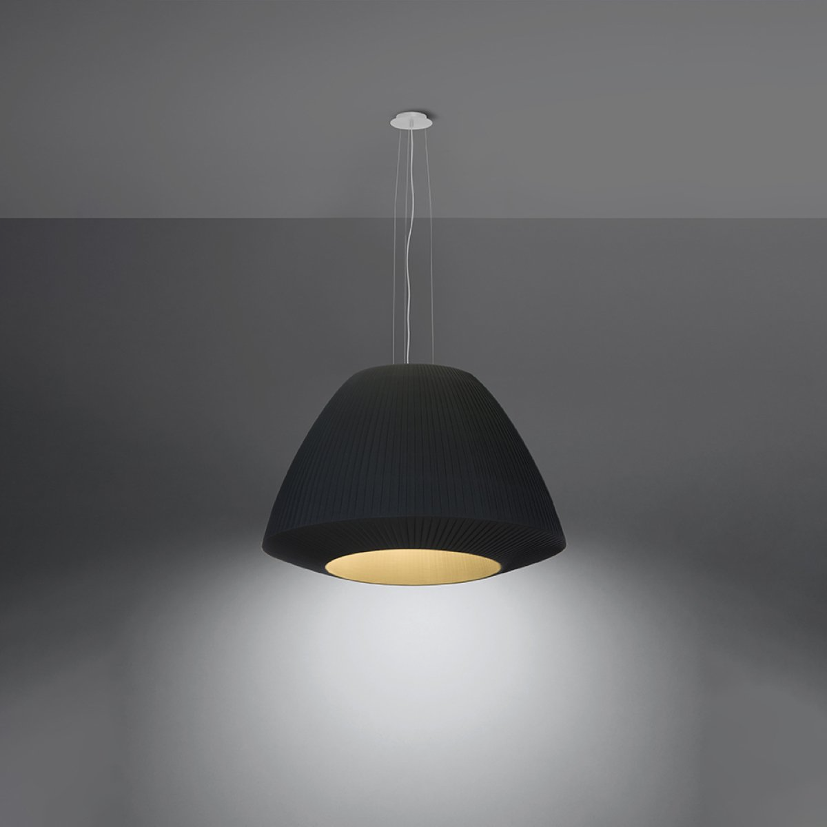 Bella - 60 Kronleuchter Schwarz