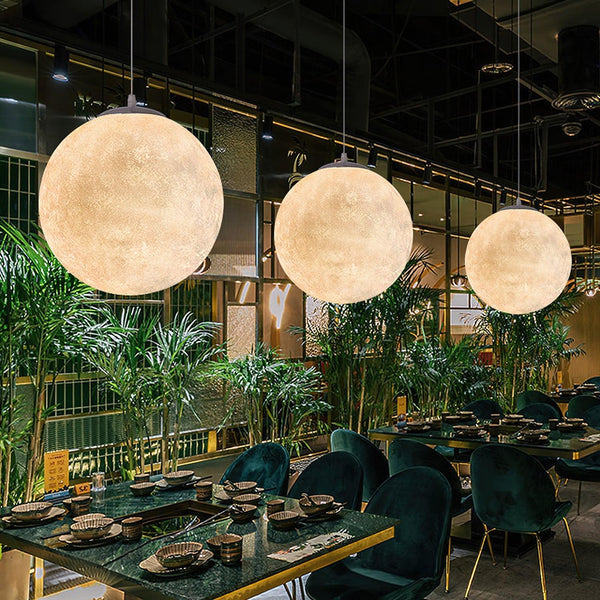 Polara - Mond-Pendelleuchte mit integrierter LED