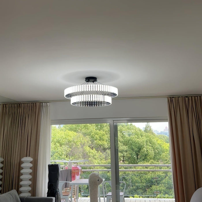 Celira - LED-Kronleuchter-Pendelleuchte im Karussell-Design