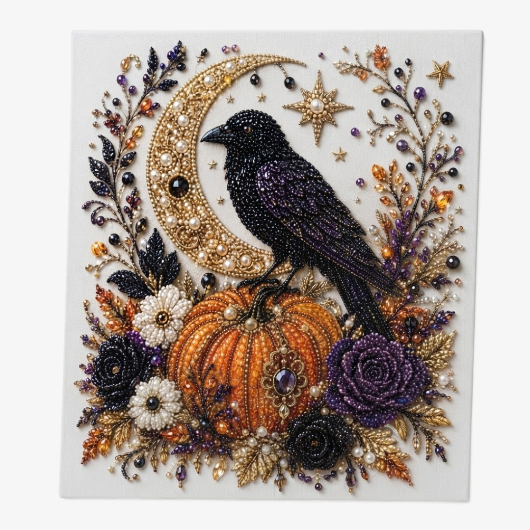 Spookbead – Halloween-Diamantmalerei-Set mit Geistern und Kürbissen