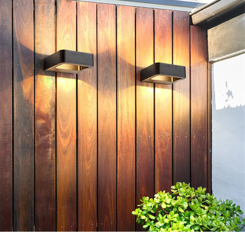 Terraza - Außenwandleuchte IP65, Aluminium