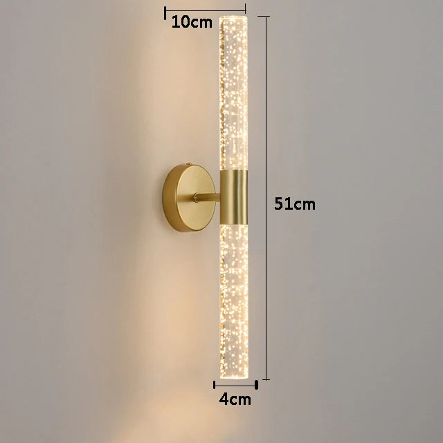 LumiGlas - Kristall-LED-Wandleuchte