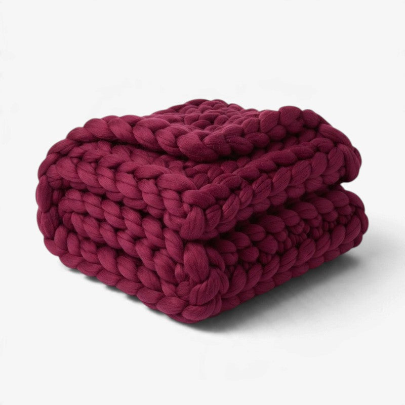 CozyLoop – Decken-Strickset mit Acrylgarn