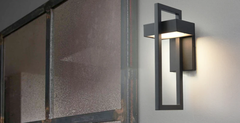 Terraza - Vintage LED-Außenwandleuchte 10 W IP65 in Schwarz