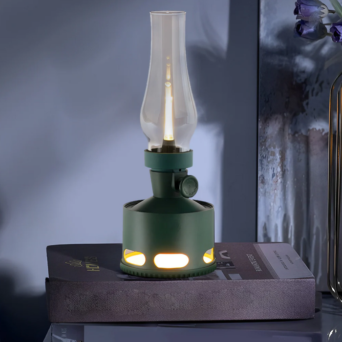 Nestor - Vintage LED-Laterne aus Aluminium & Glas