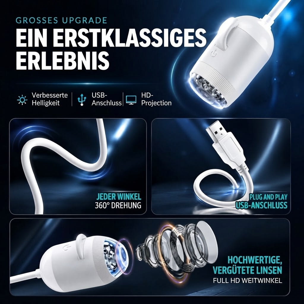 StarryLume - Sternenhimmel-Projektor mit austauschbaren Discs