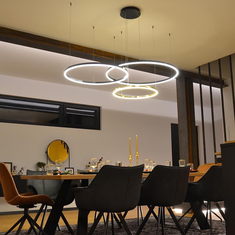 Nimbus - LED-Ring-Pendelleuchte 60 cm Direktlicht
