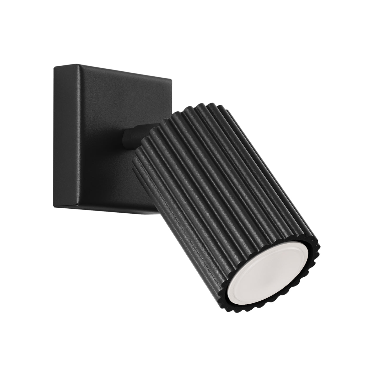 Luzana - Wandleuchte aus schwarzem Aluminium