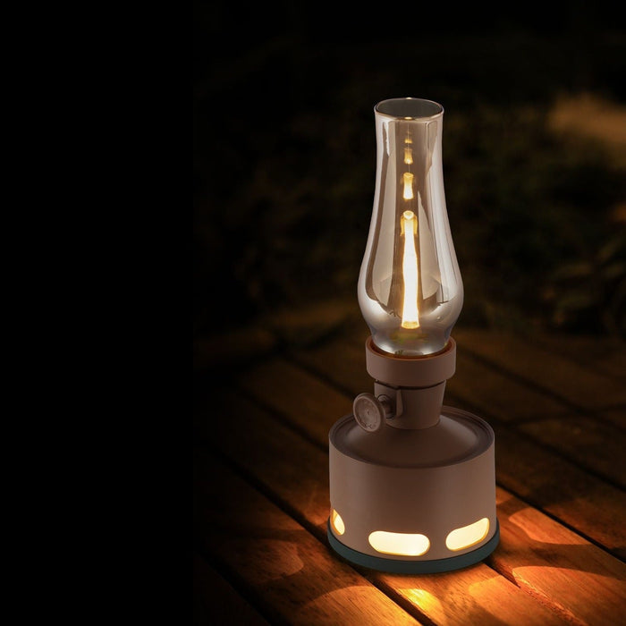 Nestor - Vintage LED-Laterne aus Aluminium & Glas