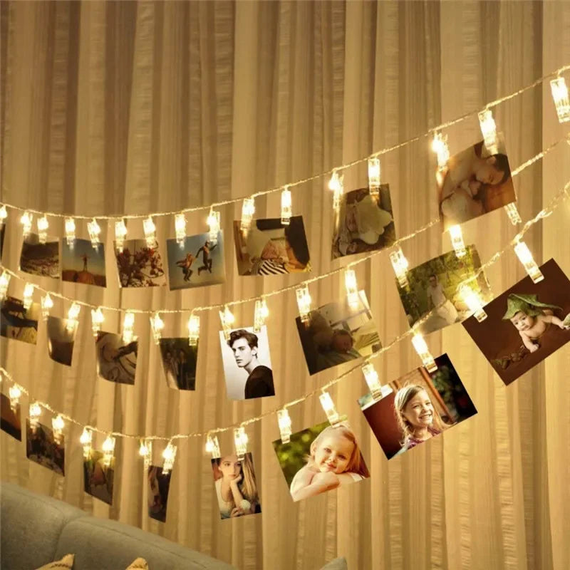 Girla - LED-Lichterkette mit Fotoclips