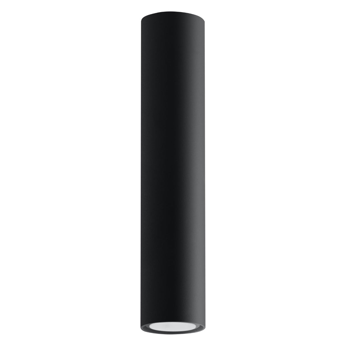 Rondea - Schwarze Deckenleuchte, 30 cm, GU10-Fassung