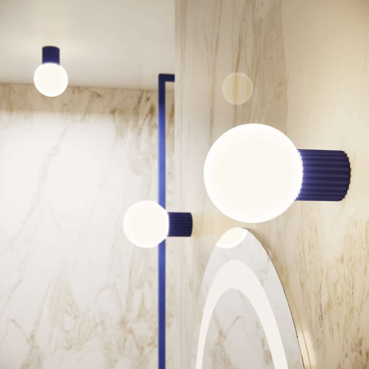 HALO - Ultramarine Wandleuchte IP44