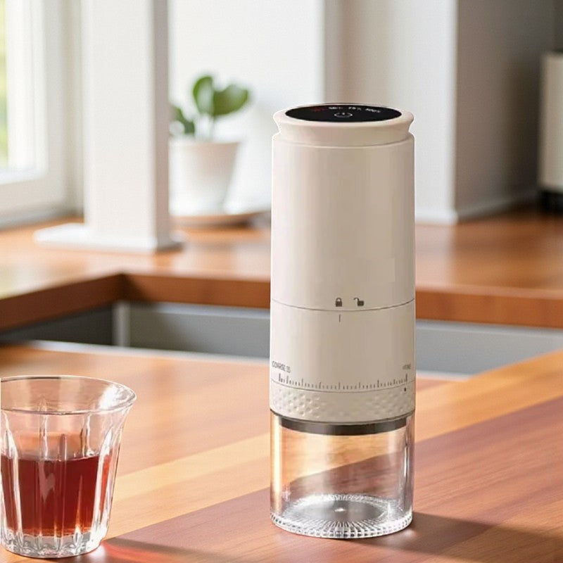 Seasonia - USB wiederaufladbare Kaffeemühle mit Mahlstufen