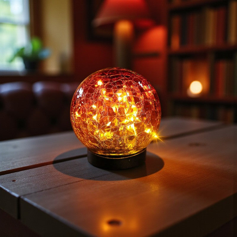 Sphärische Glas-Solar-LED Dekorative Gartenbeleuchtung für draußen