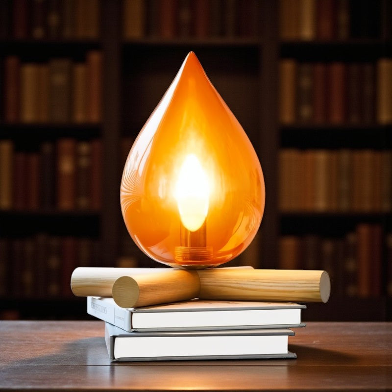Tabora - LED-Tischlampe mit Flammeneffekt