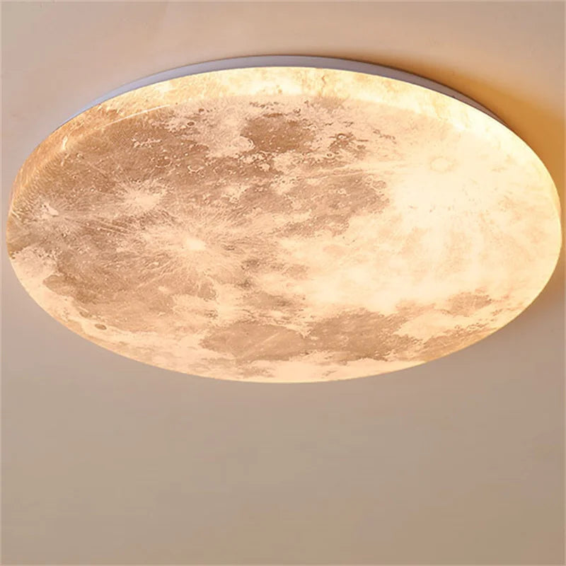Vortex - LED-Deckenleuchte im Monddesign, dimmbar