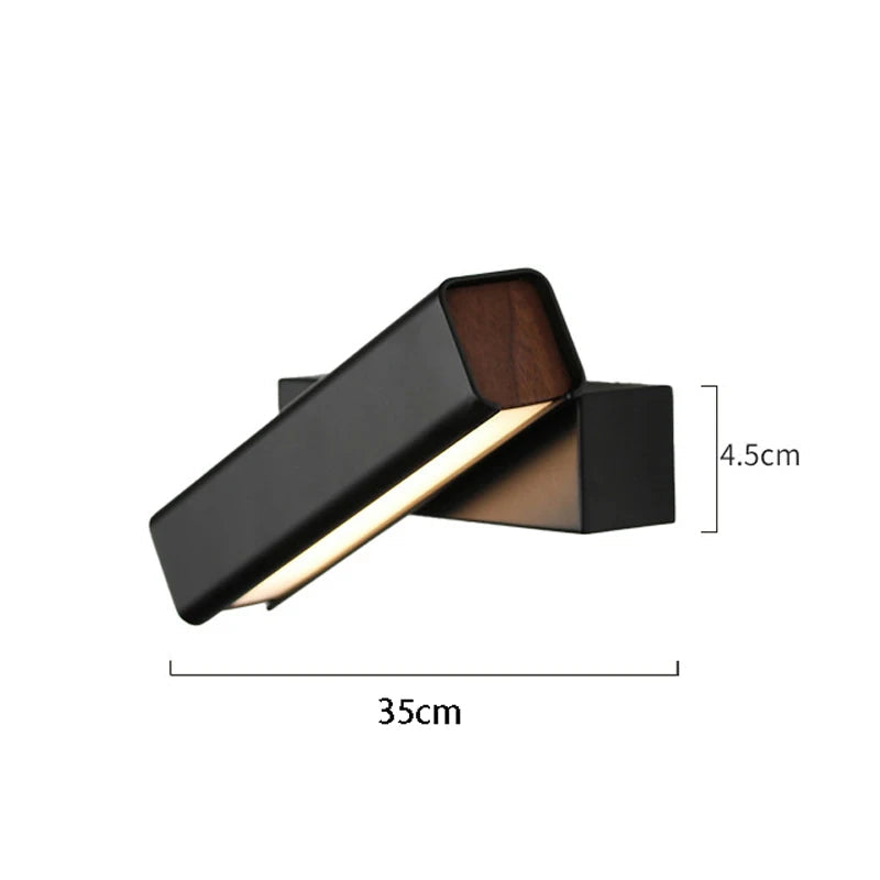 Drehbare - LED-Wandleuchte im skandinavischen Design aus