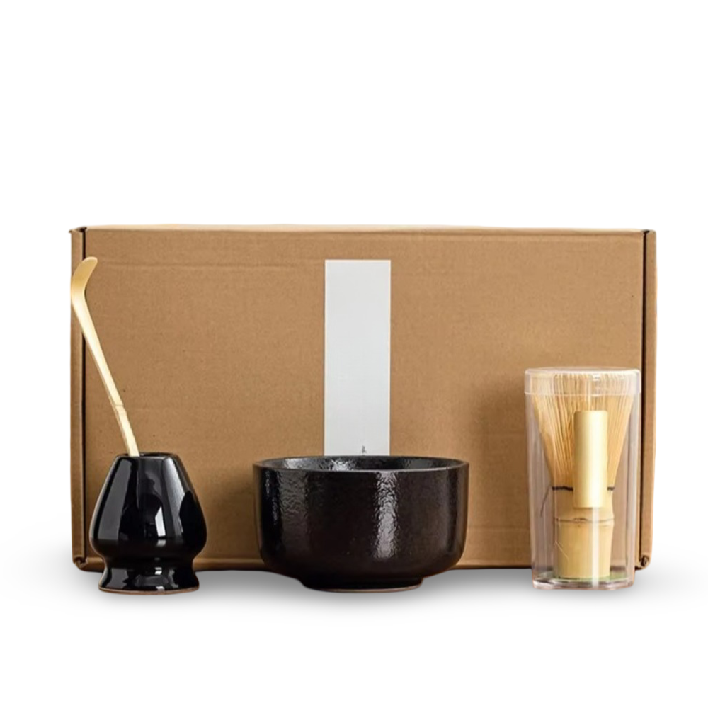 Kochio - Matcha-Set 4-tlg handgefertigte Keramik
