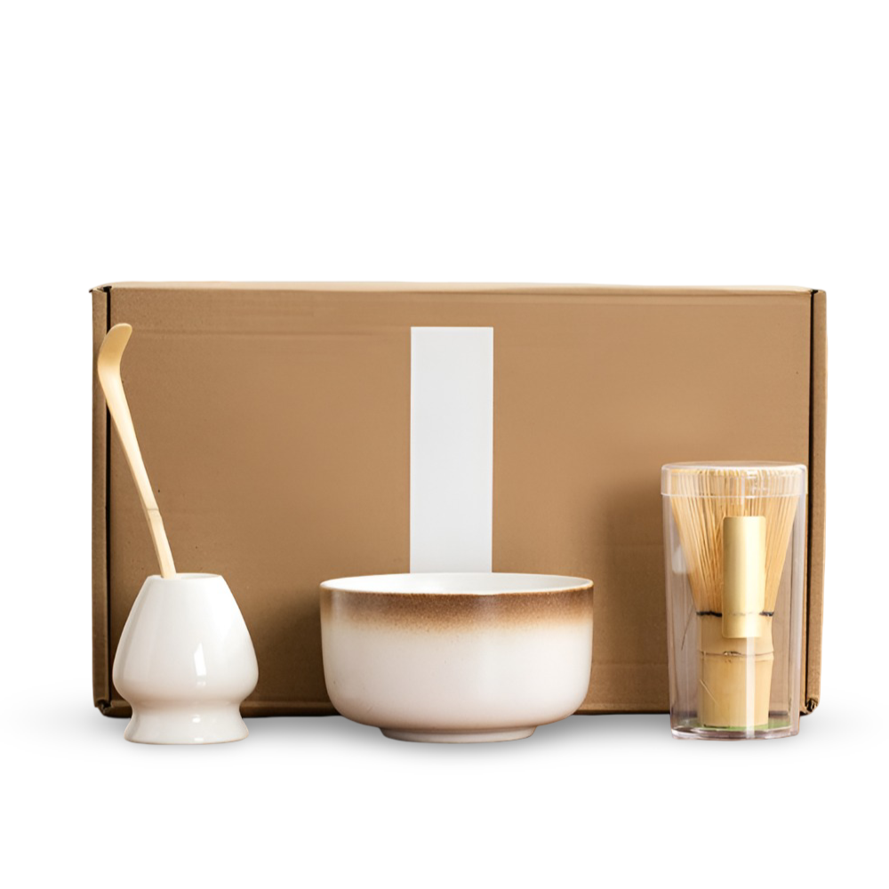 Kochio - Matcha-Set 4-tlg handgefertigte Keramik