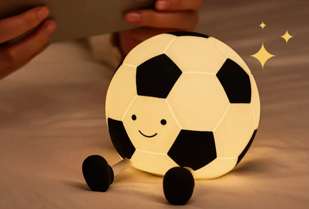 GlowKick - Fußball Nachtlicht aus Silikon, USB