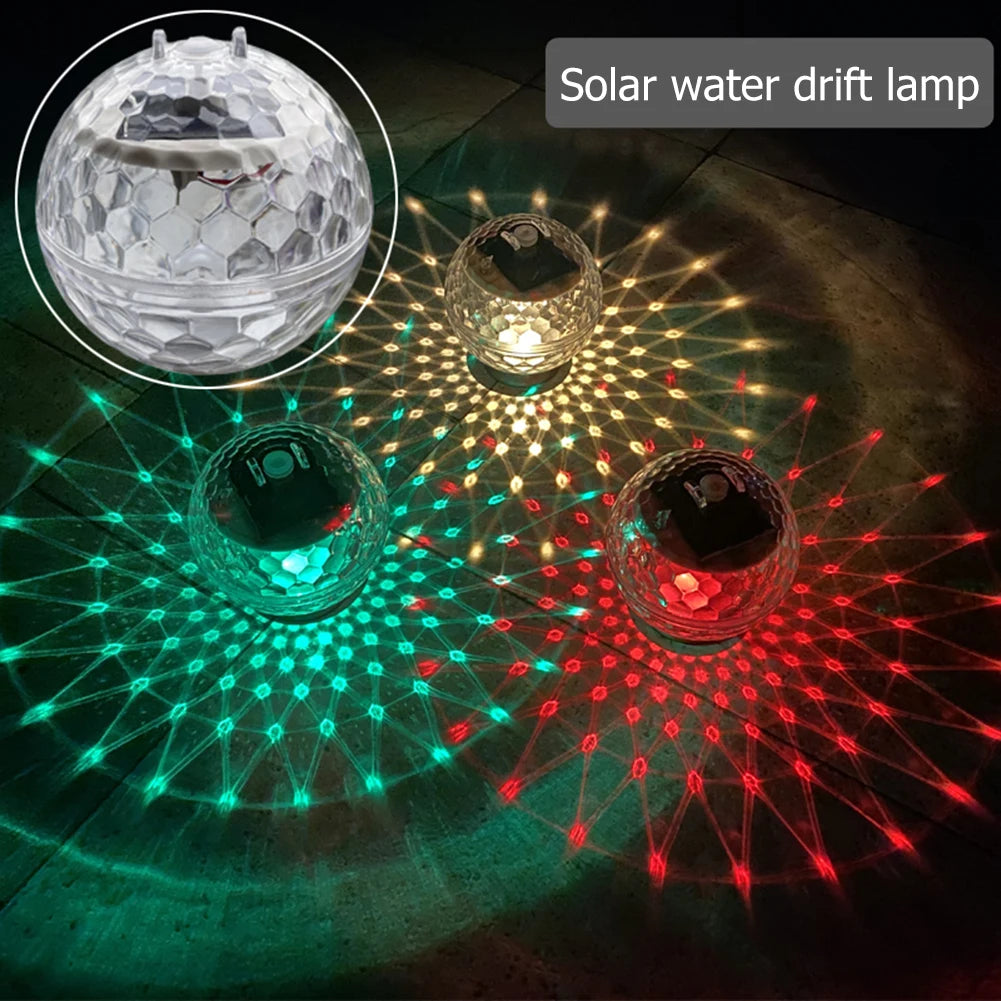 Schwimmende - Solar-Poolleuchten IP65 mit RGB-Farbwechsel