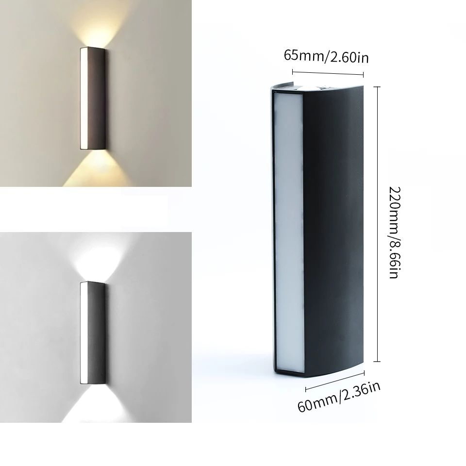 Rustica - LED-Wandleuchte 10 W, Schutzart IP66
