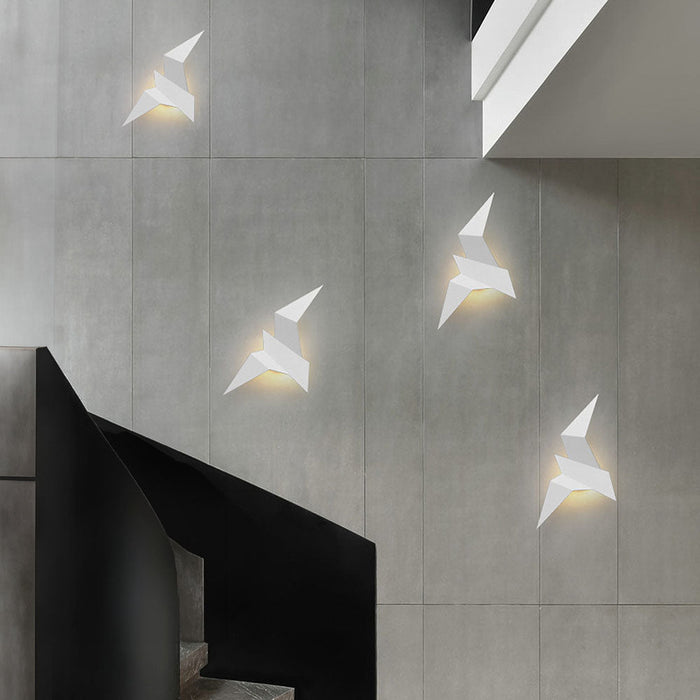 Vogel - Wandleuchte Metall Design