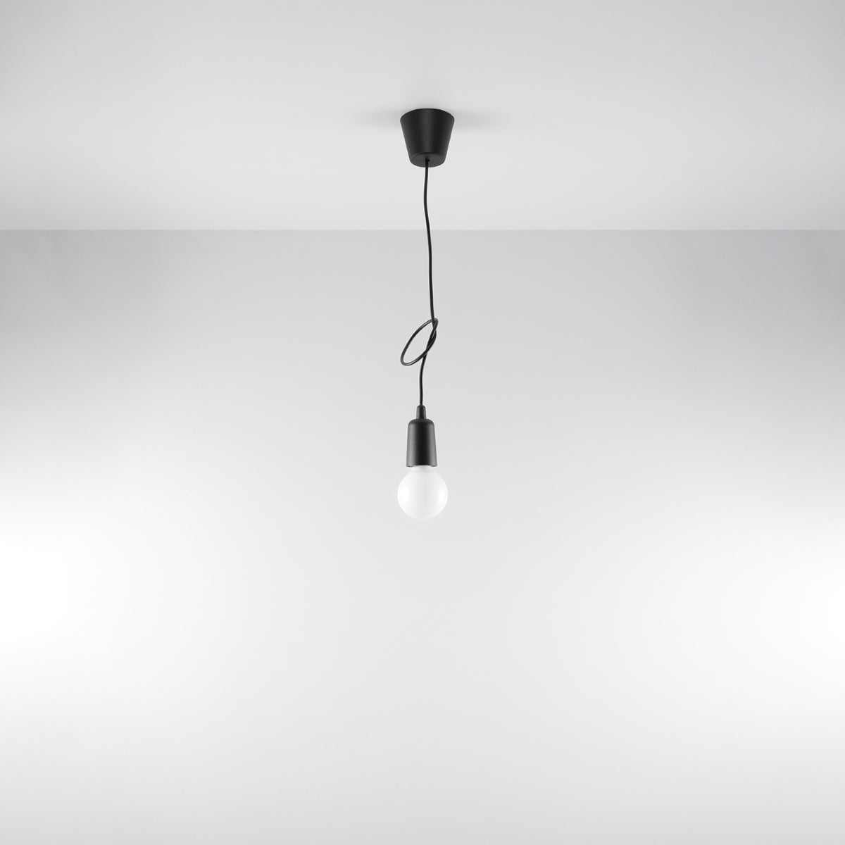 Minimalistische - schwarze Pendelleuchte