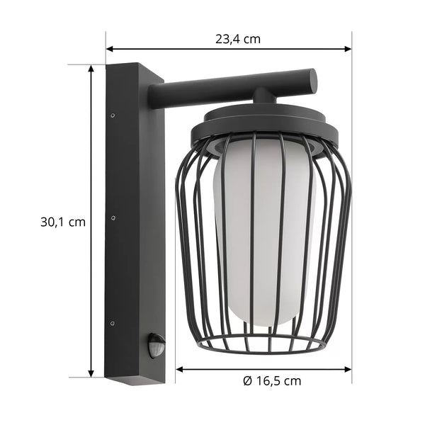 Chandan - Außenwandleuchte aus Aluminium