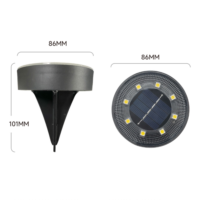 Solaria - Solar-Gartenleuchten IP65 mit Erdspießen