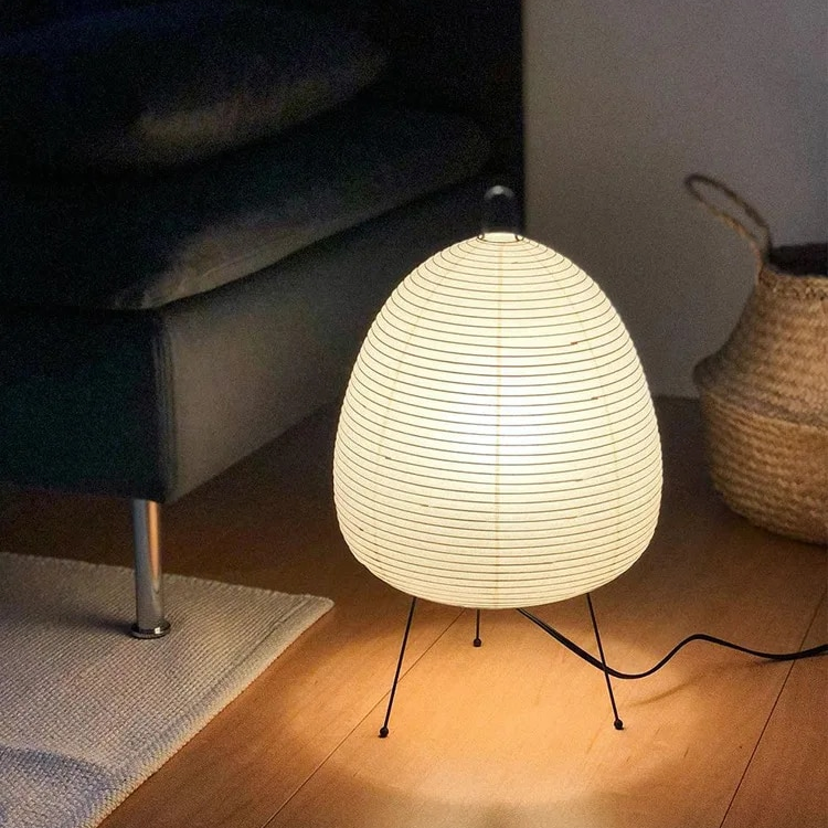 Japanische - Tischlampe Reispapier