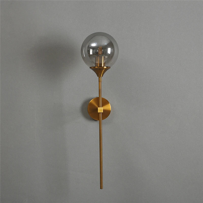 Nordische - farbenfrohe Glaswandleuchte
