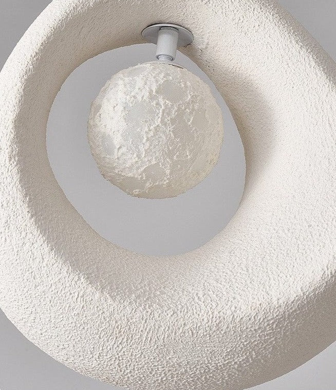 Stella - Wabi-Sabi Hängelampe Ø32 cm aus Polystyrol