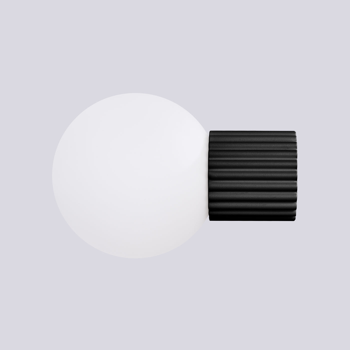 HALO - Wandleuchte, schwarz, IP44