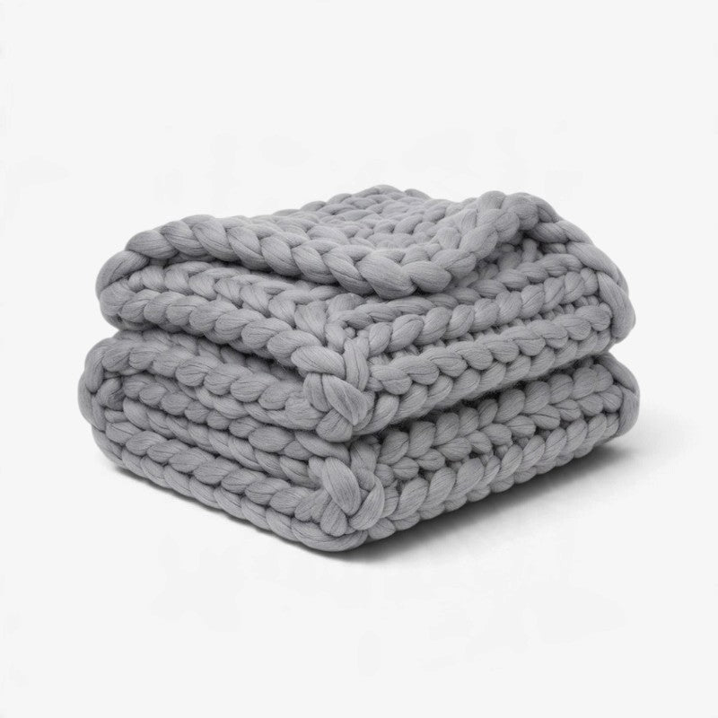 CozyLoop – Decken-Strickset mit Acrylgarn