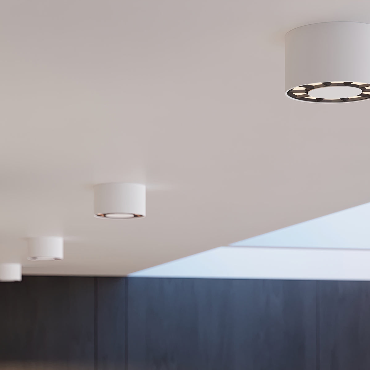 Lumio - LED-Deckenleuchte, weiß, 10 W, 4000 K, 1199 lm