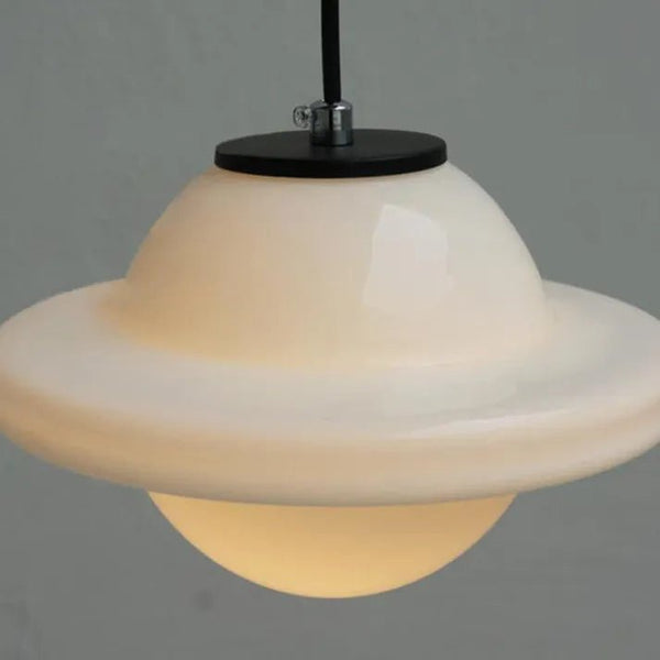 Orbita - Vintage-Pendelleuchte aus mattiertem Glas