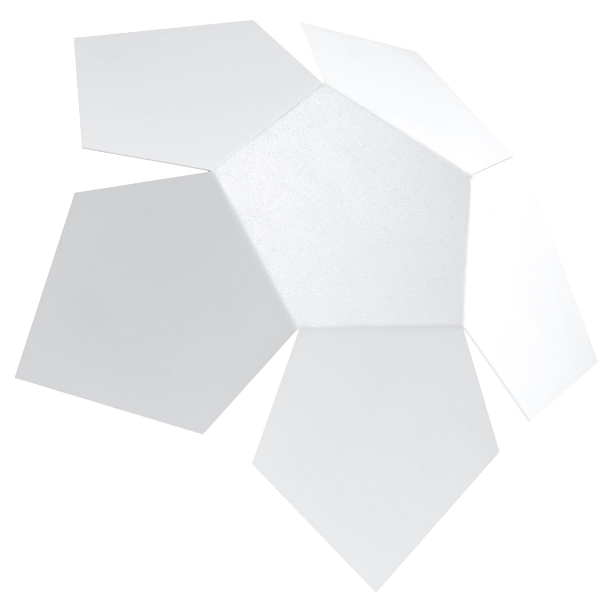 Lateralis - Moderne Wandleuchte aus Stahl in Weiß, 30 x 30