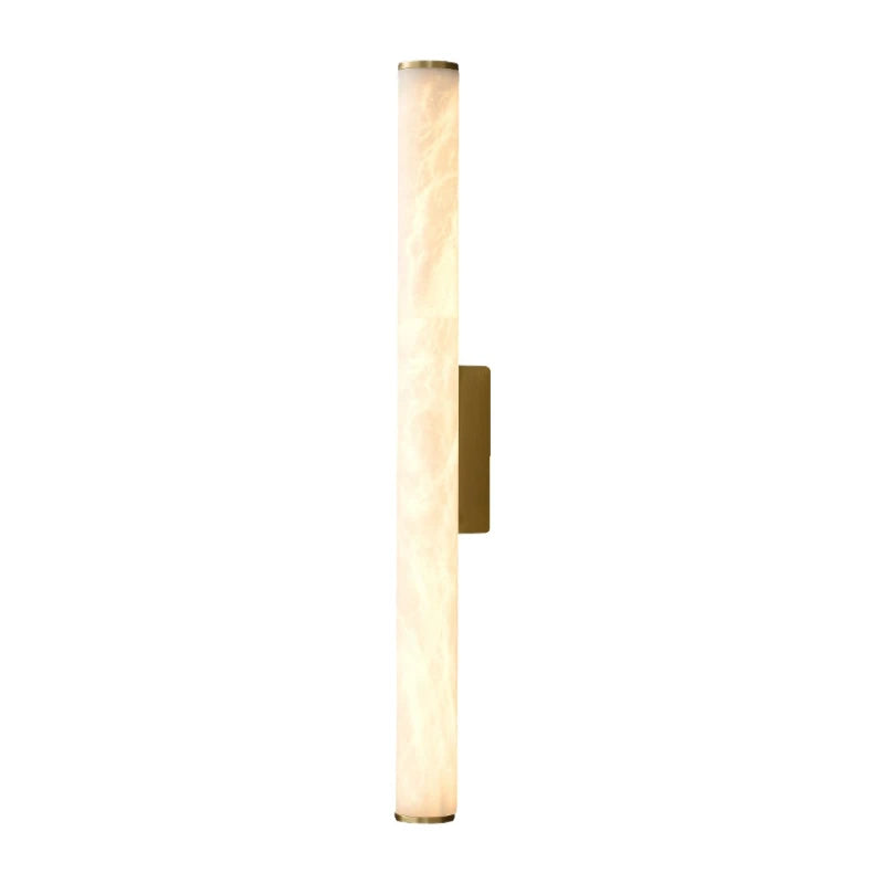 Minimalistische - Wandleuchte aus Kupfer und Marmor